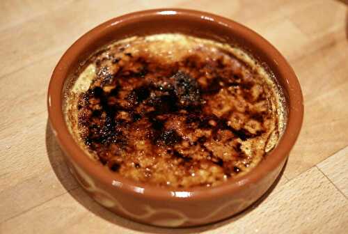 CRÈME BRÛLÉE A LA REINE DES PRÉS