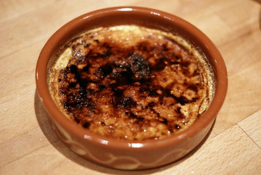 CRÈME BRÛLÉE A LA REINE DES PRÉS