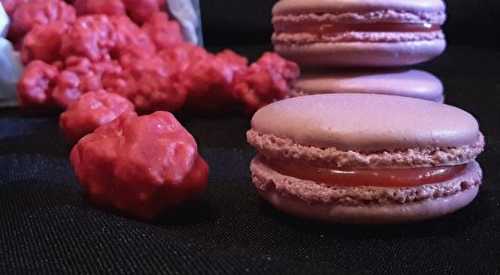 Macarons pralines roses très gourmands - Patisserie.news