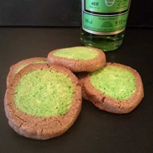 Sablés chocolat chartreuse verte - Patisserie.news