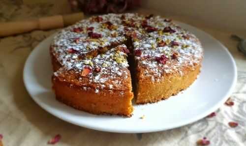 Gâteau pistache rose sans gluten - Patisserie.news