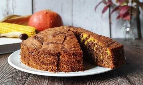 Gâteau potiron chocolat : un excellent marbré d'automne - Pâtisserie.news