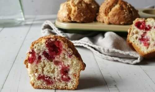 Muffins framboises et crumble façon Starbucks