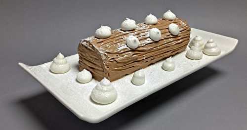 Bûche clémentines et chocolat au lait