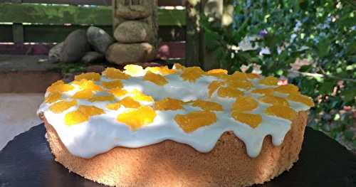 Chiffon cake à la fleur d’oranger et à l’orange