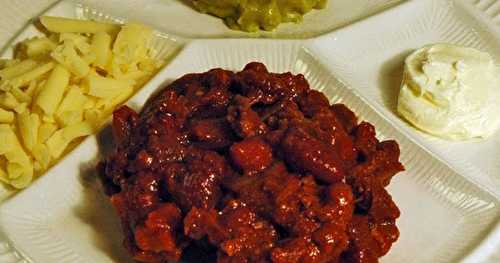 Chili con carne texan, version rapide