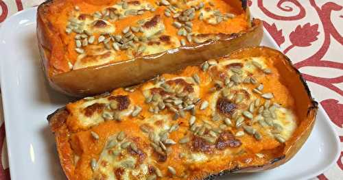 Courge butternut farcie