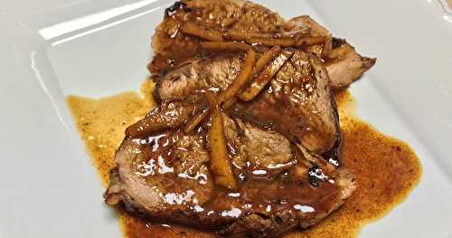 Filet mignon de porc à l’orange