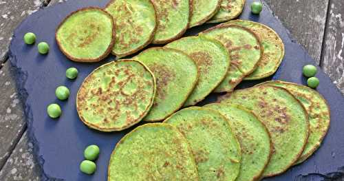 Galettes de petits pois