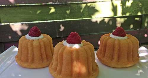 Mini bundt cakes à la fleur d’oranger