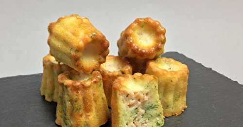 Mini cannelés au saumon fumé et à l’aneth