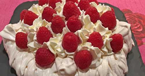 Pavlova framboises