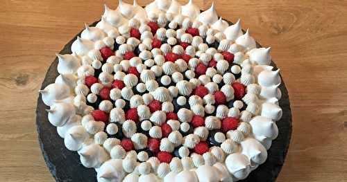 Pavlova myrtilles et framboises