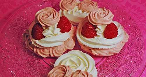 Pavlovas aux framboises