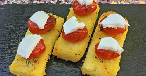 Polenta tomate mozzarella