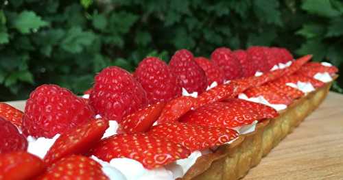 Tarte fraises et framboises