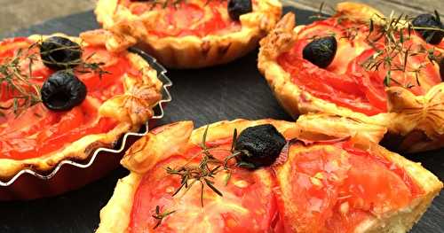 Tartelettes aux tomates et aux amandes