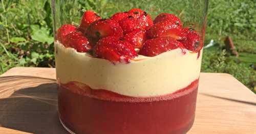 Trifle aux fraises