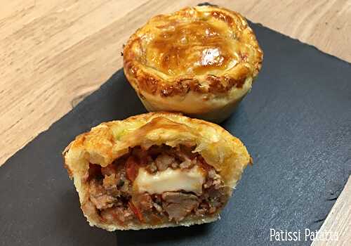 Meat pies individuels (tourtes)