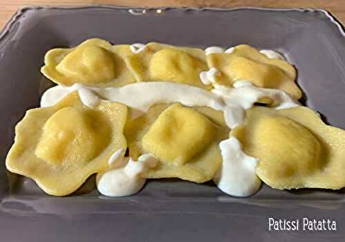 Raviolis au citron et ricotta