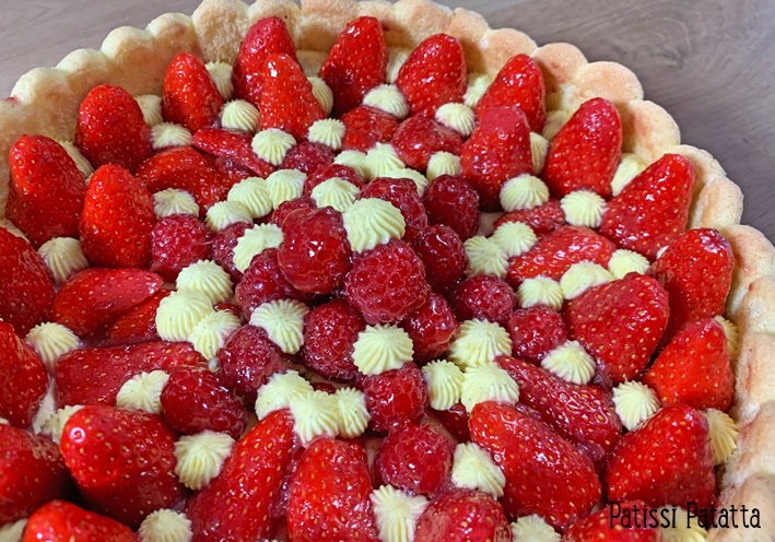 « Charlo-tarte » fraises et framboises