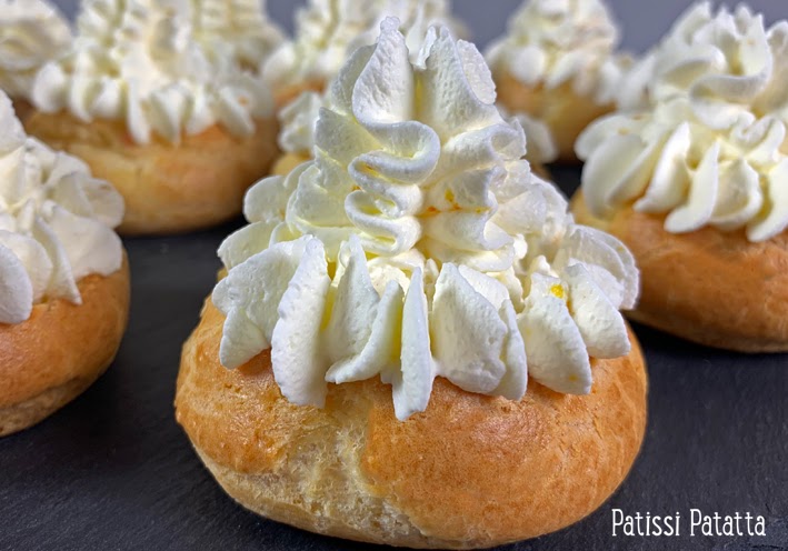 Choux à l’orange sanguine