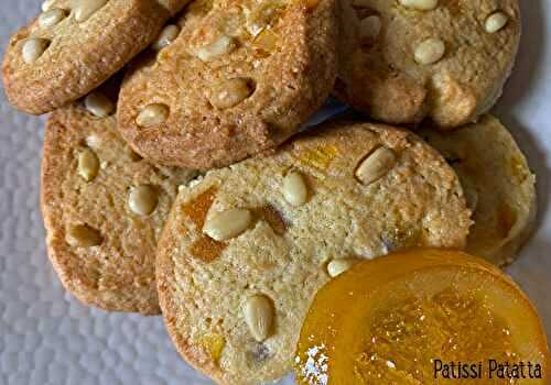 Cookies aux fruits confits et pignons 