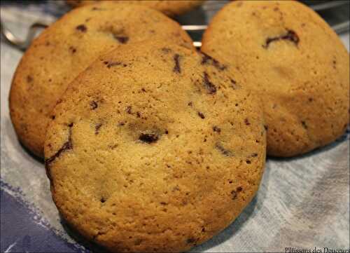 Des Cookies aux pépites de chocolat - Pâtissons des Douceurs