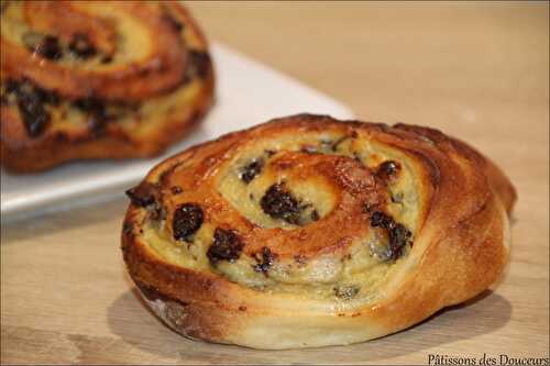 Des Escargots Briochés aux pépites de Chocolat