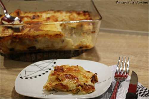 Des Lasagnes aux Poireaux et Saumon Fumé