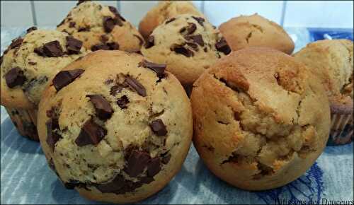 Des Muffins aux pépites de chocolat et de caramel façon Martha Stewart