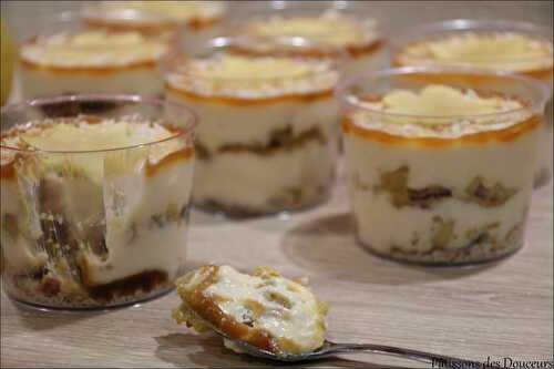 Des Tiramisus individuels aux Pommes et Caramel au Beurre Salé