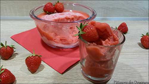 Le Sorbet à la Fraise de Christophe Michalak