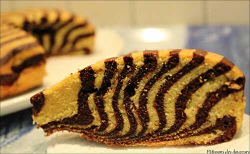 Le Zébra cake vanille chocolat