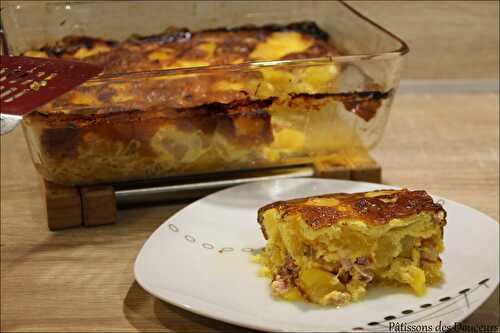 Un Gratin de Courgettes et Lardons