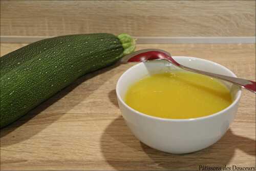 Un Potage de Courgettes au Chèvre frais