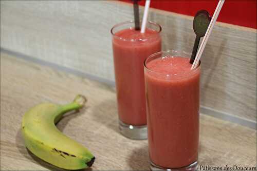 Un Smoothie Banane Fraise