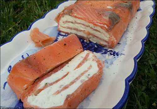 Une Terrine de Saumon fumé au Fromage frais