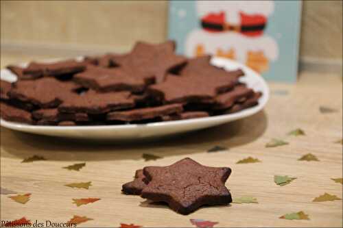 Les Sablés de Noël au Chocolat de Christophe Felder - Pâtissons des Douceurs