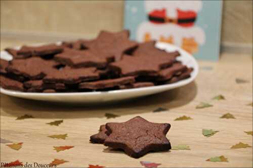 Les Sablés de Noël au Chocolat de Christophe Felder