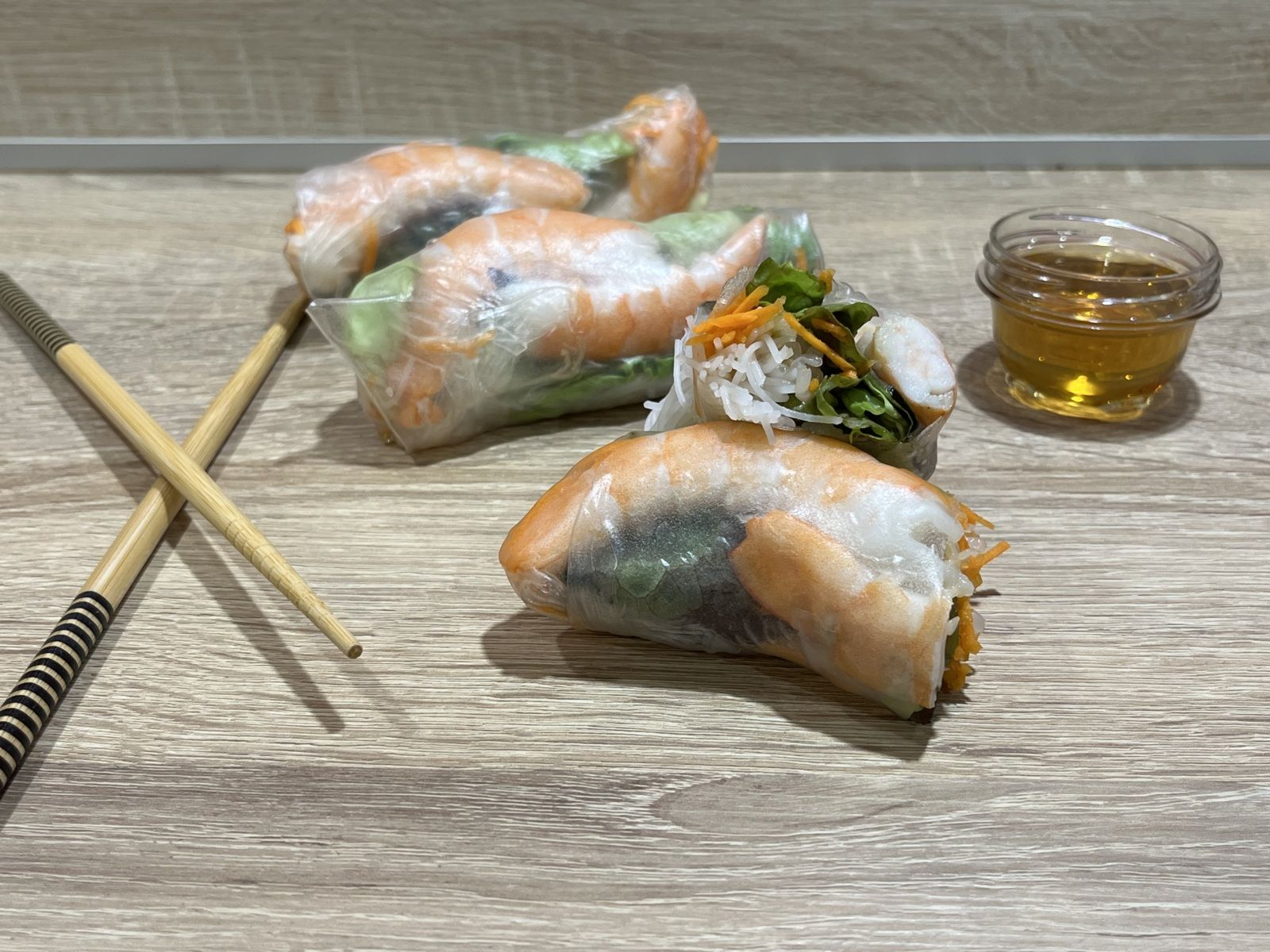 Des Rouleaux de Printemps aux Crevettes