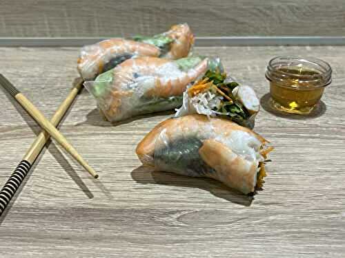 Des Rouleaux de Printemps aux Crevettes