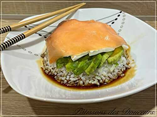 Un Burger version Sushi ultra rapide