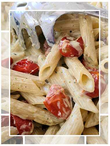 Penne sauce crémeuse tricolore ( Fatto in casa da Benedetta )