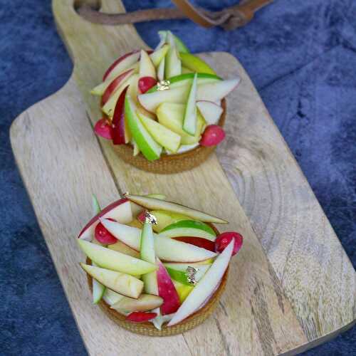 La tarte aux pommes fraîches