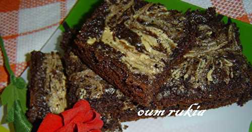 Brownie au chocolat et au beurre de cacahuètes