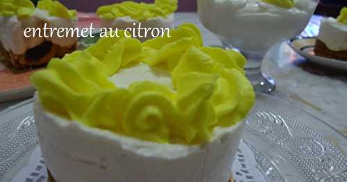 Entremet au citron d'oumHasna, tour rapide no 141