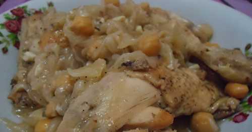 Tbahedj beldjadj, poulet aux oigons