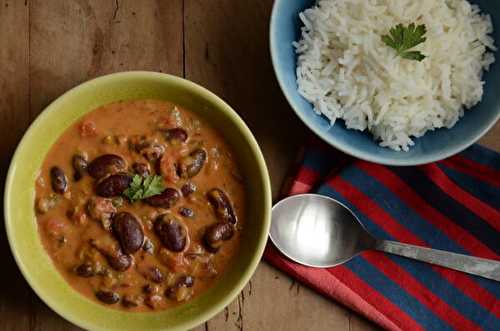 Rajma masala - Curry indien de haricots rouges