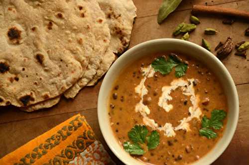 Dal makhani - Plat indien de haricots urd